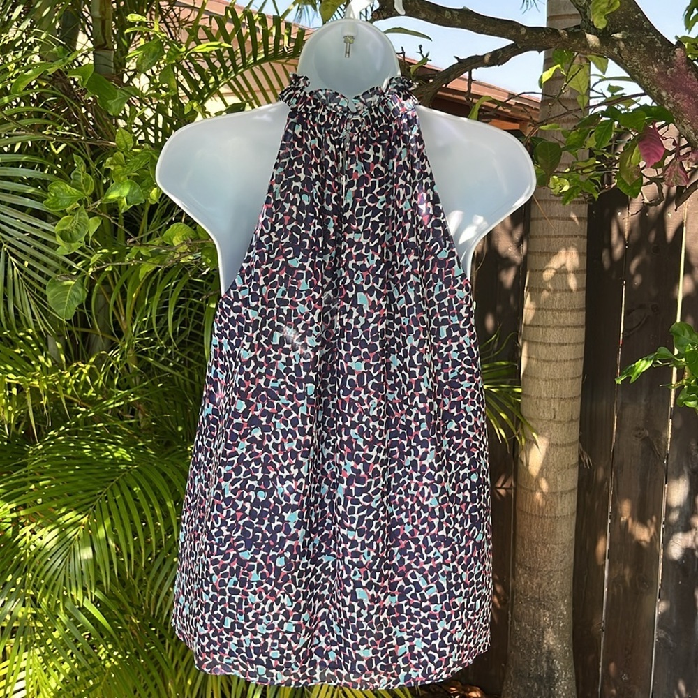 RAMY BROOK High Neck Sleeveless Blouse size small petite - Picture 2 of 9